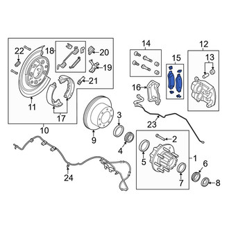 Ford OE - Rear Disc Brake Pad Set