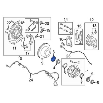 Ford OE - Wheel Seal