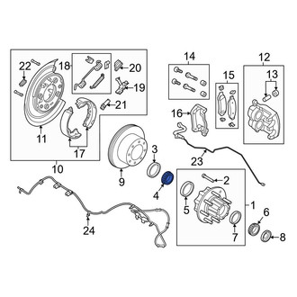Ford OE - Rear Inner Wheel Bearing