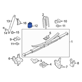 Ford OE - Rear Leaf Spring Bumper