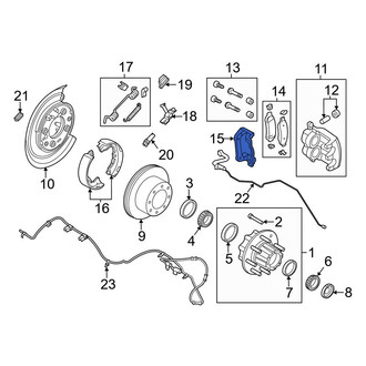 Ford OE - Rear Disc Brake Caliper Bracket