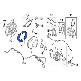 Ford OE - Rear Parking Brake Shoe