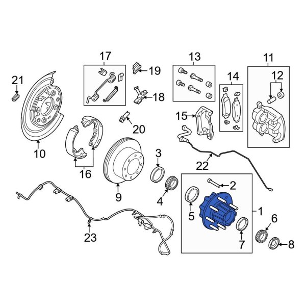 Wheel Bearing and Hub Assembly