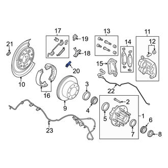 Ford OE - Rear Parking Brake Adjuster