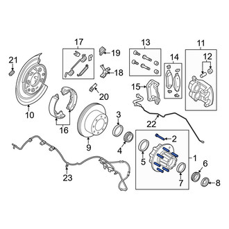 Ford OE - Rear Wheel Lug Stud