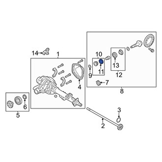 Ford OE - Rear Outer Differential Pinion Race