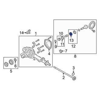 Ford OE - Rear Inner Differential Pinion Race