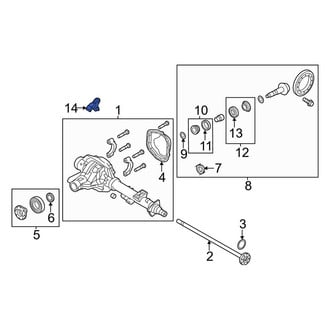 Ford OE - Rear ABS Wheel Speed Sensor
