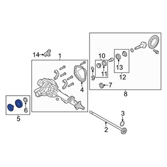 Ford OE - Rear Drive Shaft Pinion Yoke