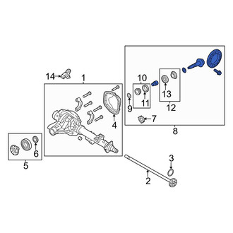 Ford OE - Rear Differential Ring and Pinion