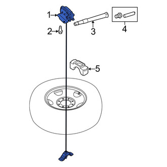 Ford OE - Spare Tire Hoist