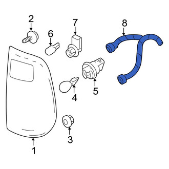 Ford OE - Rear Tail Light Wiring Harness