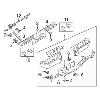 Ford OE - Rear Bumper - Bumper & Components (Crew Cab)