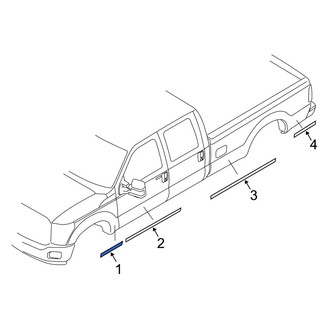 Ford OE - Left Trim Stripe Tape