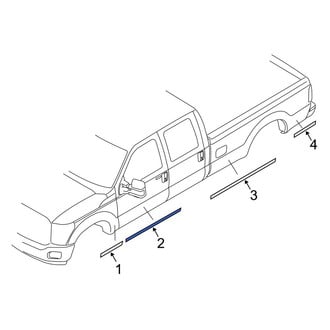 Ford OE - Right Trim Stripe Tape