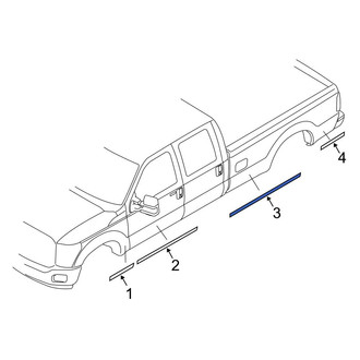 Ford OE - Left Trim Stripe Tape