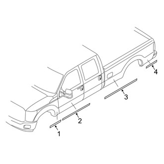 Ford OE - Stripe Tape (Regular Cab), (Regular Cab)