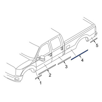 Ford OE - Left Trim Stripe Tape