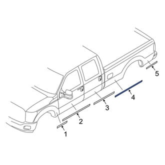 Ford OE - Left Trim Stripe Tape