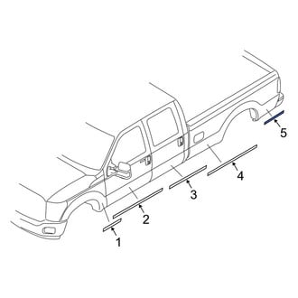 Ford OE - Left Trim Stripe Tape