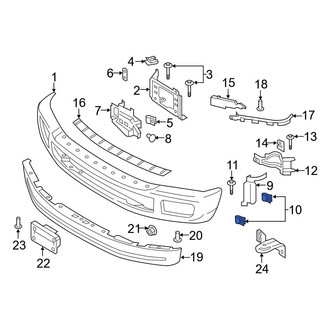 Ford OE - Front Bumper Impact Strip Clip