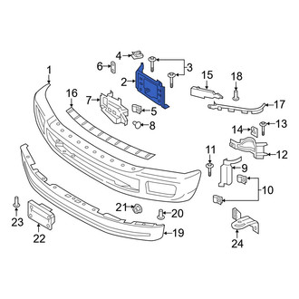 Ford OE - Right Bumper Face Bar Bracket