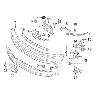 Ford OE - Inner Bumper Face Bar Nut
