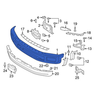 Ford OE - Front Bumper Face Bar