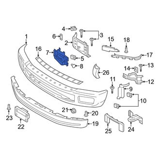Ford OE - Front Right Radiator Support Air Duct