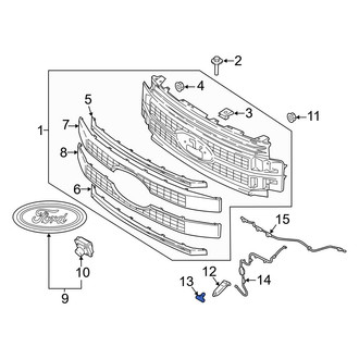 Ford OE - Front Headlight Washer Cover