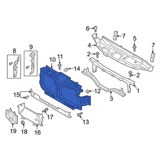 Ford OE - Front Radiator Support Panel