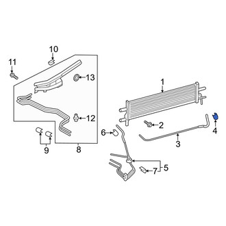 Ford OE - Automatic Transmission Oil Cooler Hose Nut