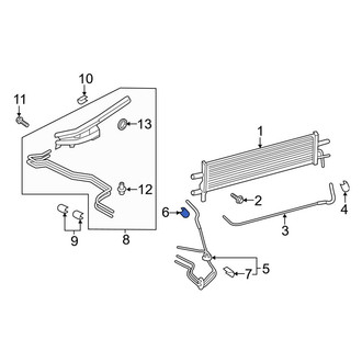 Ford OE - Transmission Oil Cooler Line Clip