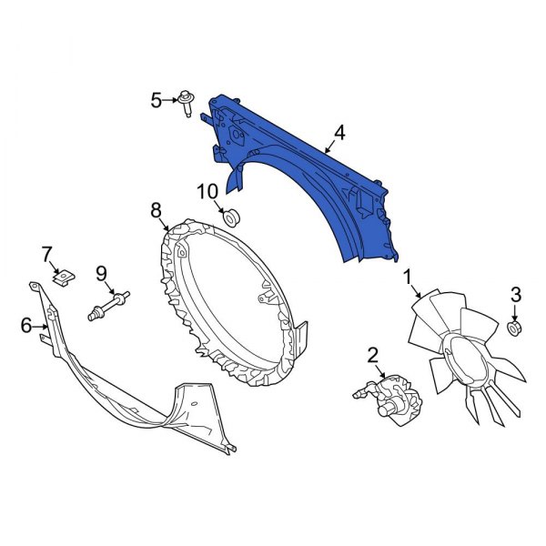 Engine Cooling Fan Shroud