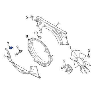 Ford OE - Bumper Cover Nut