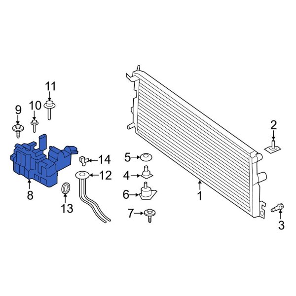 Engine Coolant Reservoir