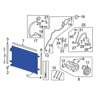 Ford OE - A/C Condenser