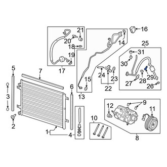 Ford OE - A/C Service Valve Core