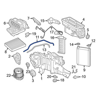 Ford OE - HVAC Heater Hose