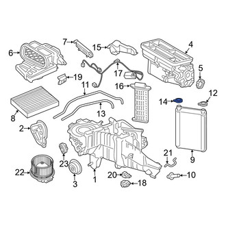 Ford OE - HVAC Heater Hose Clamp