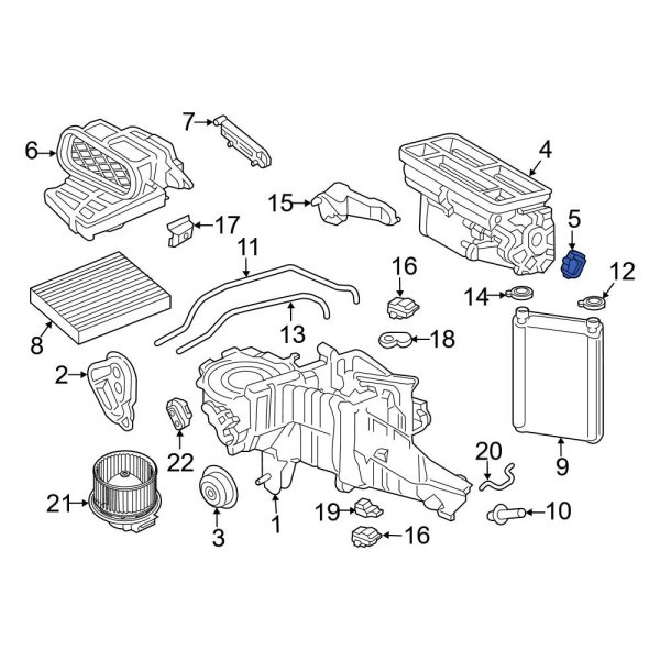 HVAC Air Inlet Door Actuator