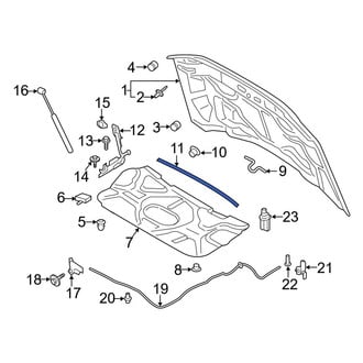 Ford OE - Hood Seal