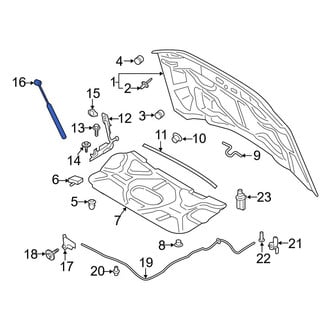 Ford OE - Front Right Hood Lift Support