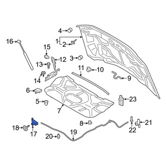 Ford OE - Front Hood Latch