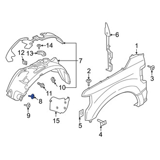 Ford OE - Fender Liner Bolt