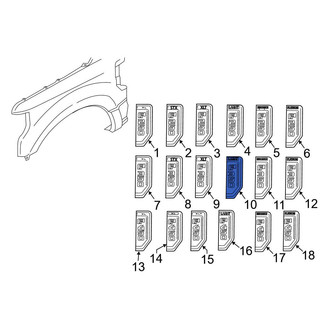 Ford OE - Front Right Fender Emblem