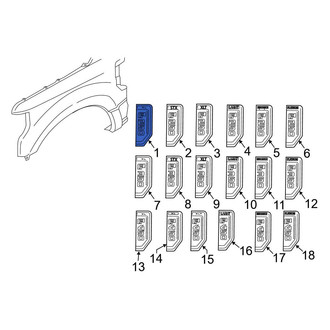 Ford OE - Front Left Fender Emblem
