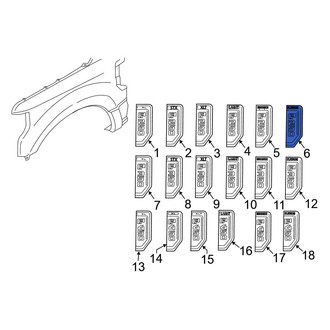 Ford OE - Front Left Fender Emblem