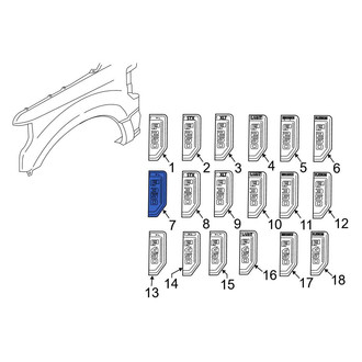 Ford OE - Front Right Fender Emblem