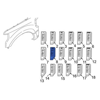 Ford OE - Front Left Fender Emblem